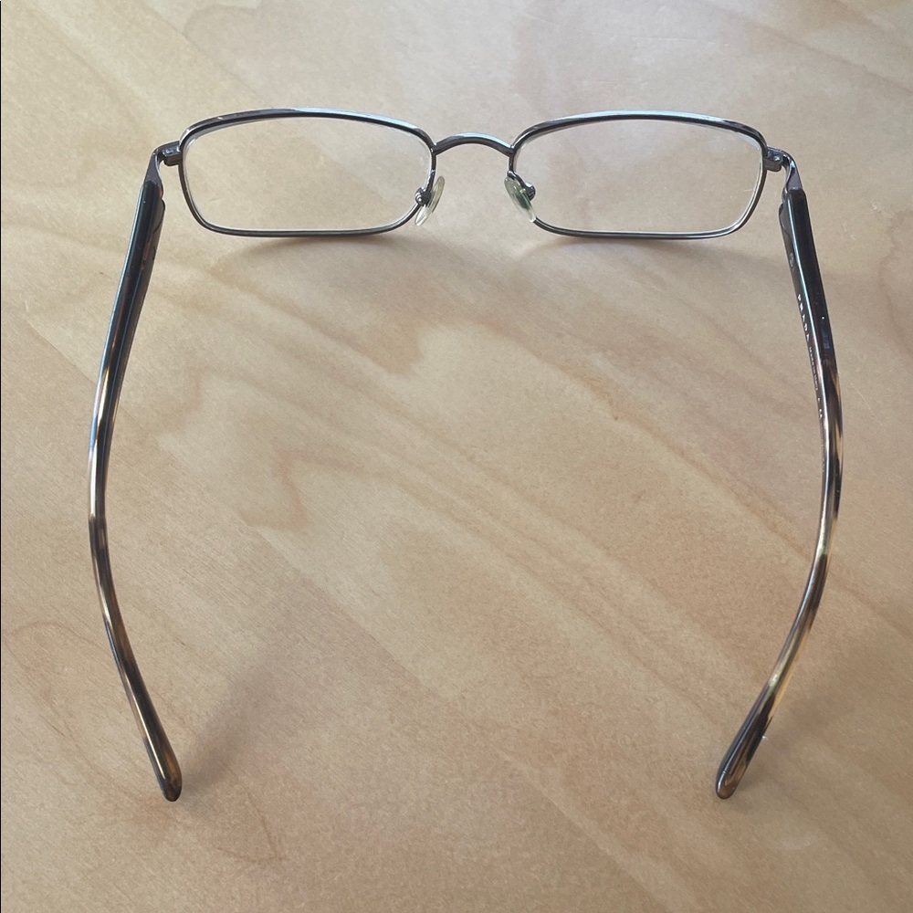 Authentic Prada Lenses Rectangular Eyeglasses Adjustable Leopard - Picture 7 of 9